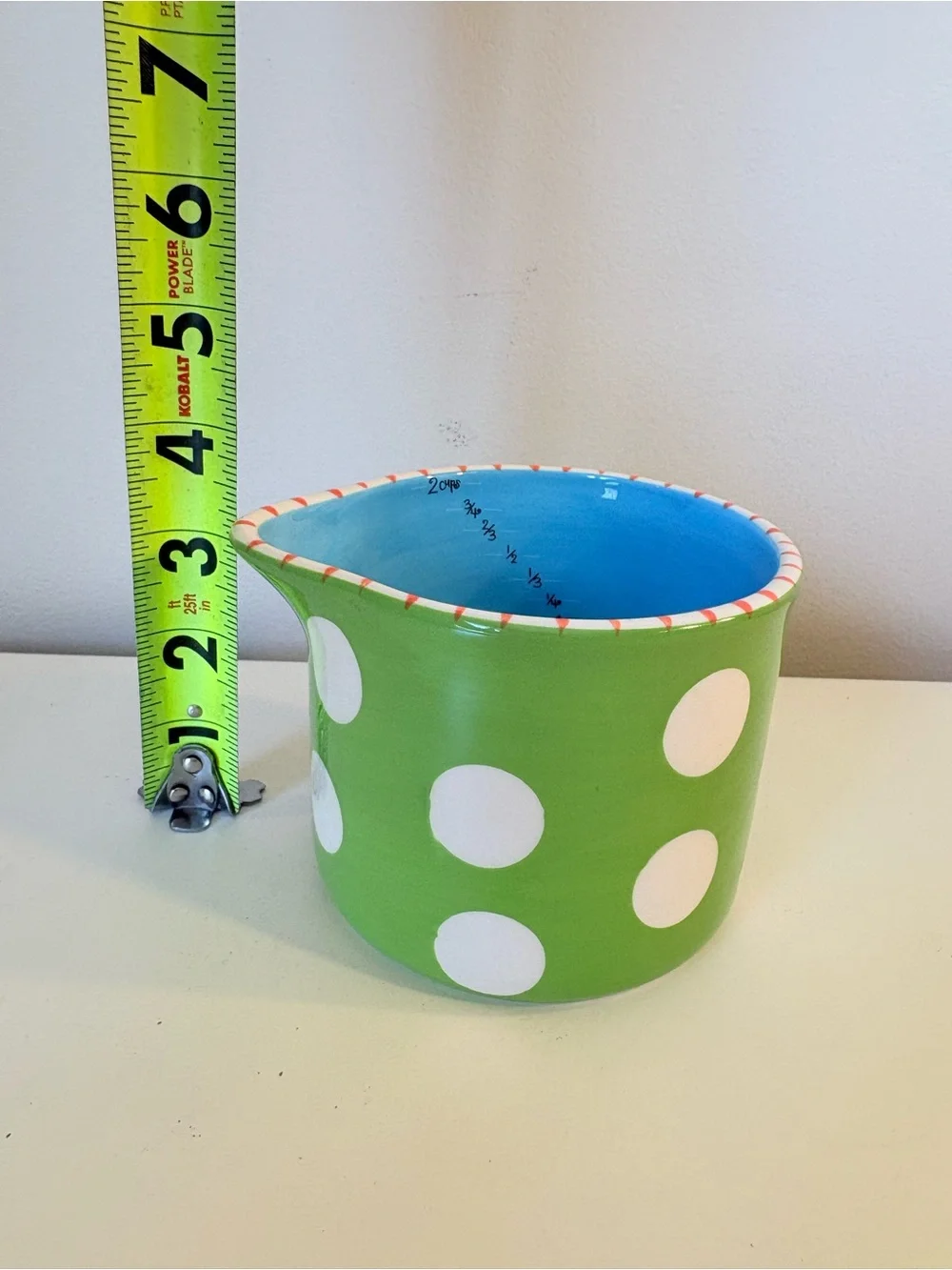 Ceramic 2-Cup Measuring cup RETIRED coton colors express